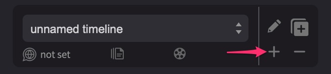 Add Timeline Button