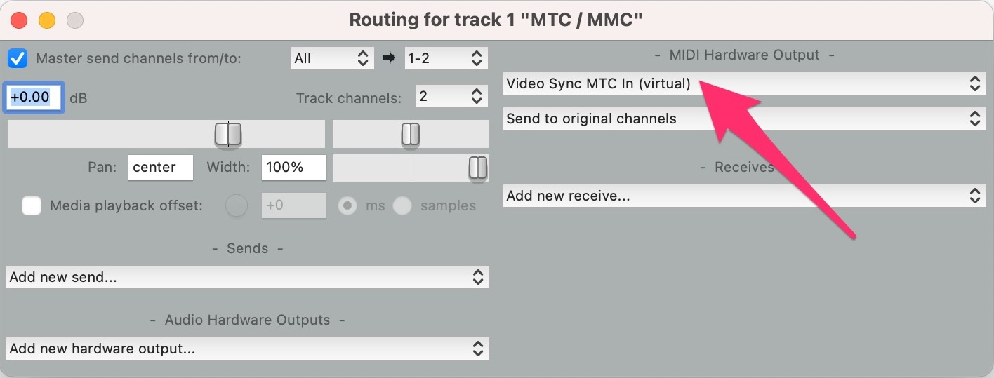Routing for track window
