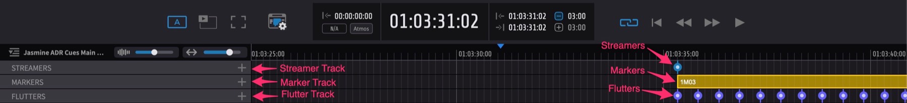 Multiple Events in the Event Track