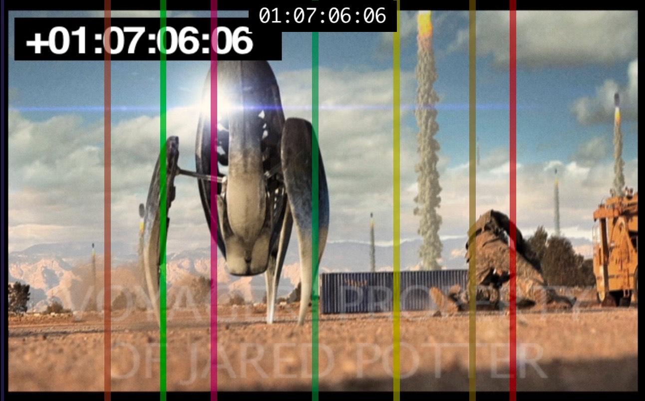 Spanner Pan Lines in Video Sync
