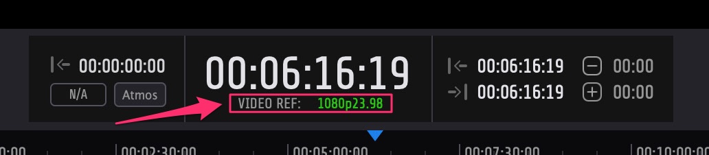 Video Reference supported with video hardware
