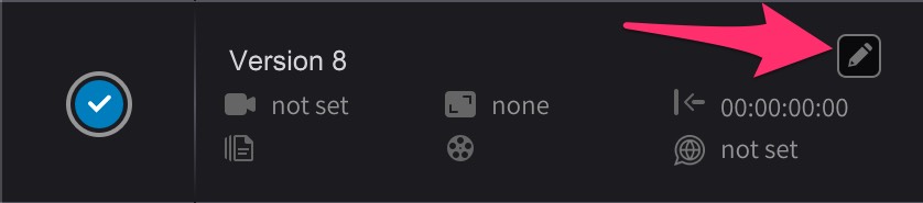 Open Edit Timeline Settings Button