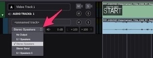 Audio Output Bus Routing
