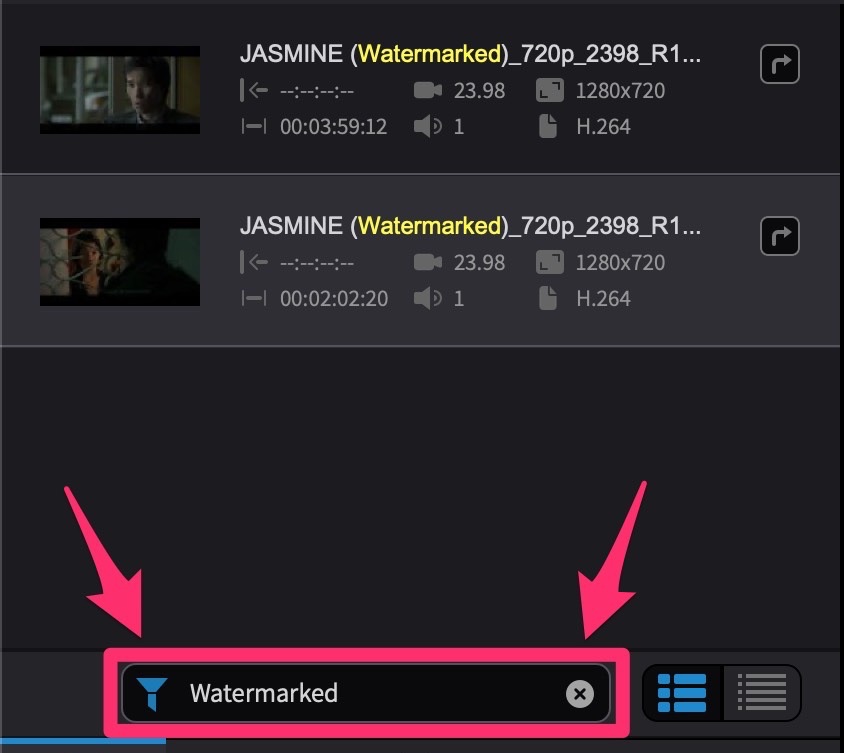Media Tab - Search Tool